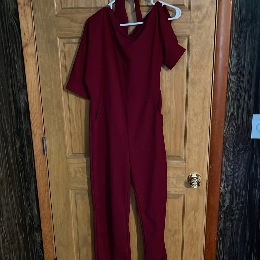 Off the shoulder jumpsuit